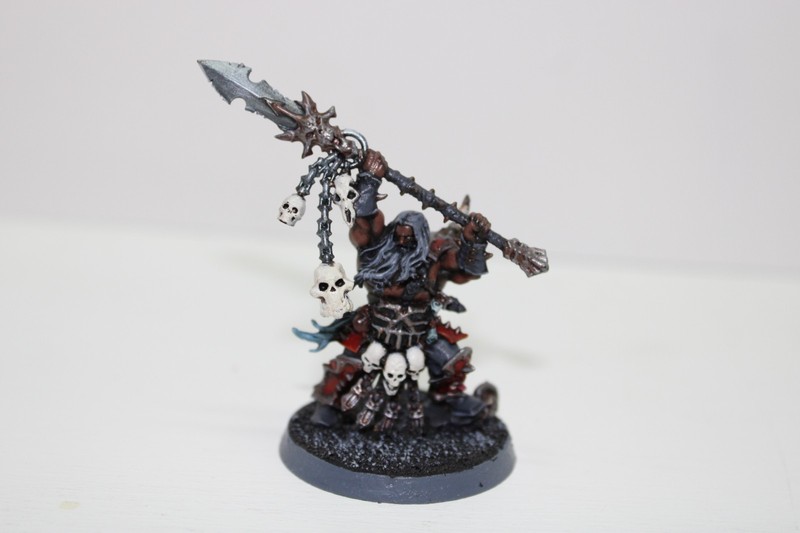 Warhammer AoS Blades of Khorne Exalted Deathbringer with Spear good cond 63026