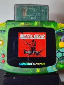 Metal Gear Solid Game Boy Color Nintendo GBC OEM Case Authentic Saves War