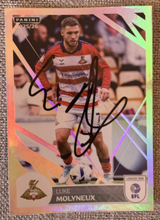 SIGNED EFL 25/26 SHINEY STICKER LUKE MOLYNEUX DONCASTER ROVERS