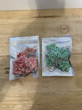 Christmas Tree Keychains 3D Printed Random Assortment