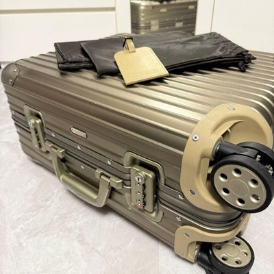 Rimowa Champagne Gold 45L 4 wheels Carry Case Suitcase | eBay