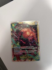 One Piece Roronoa Zoro Wings of the Captain OP06-118 Secret Rare BGS 10Card