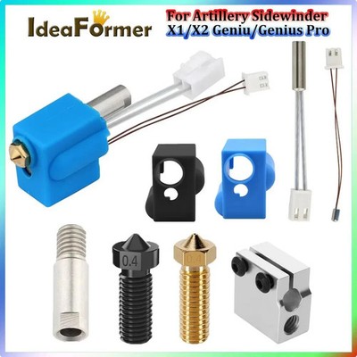 Hotend Silikon Socke Heizrohr Thermistor Vulkan Düse Kit