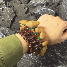 Natural Musical Instruments - Handmade Fruit Shell Bells -Bracelets