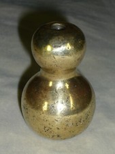 Bronze double dial lead. Very rare. S.XVII Double sphere bronze plumb bob.