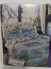 VTG Rare Winnie The Pooh 100 Acre Collection 1 Pillow Sham "Follow The...