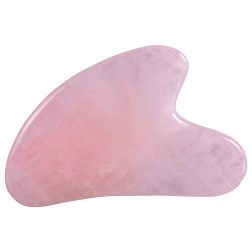 Cuarzo Rosa Natural Gua Sha Cristal Rosa Guasha Piedra Cuerpo Raspado Mejor Masaje - Imagen 12 de 15