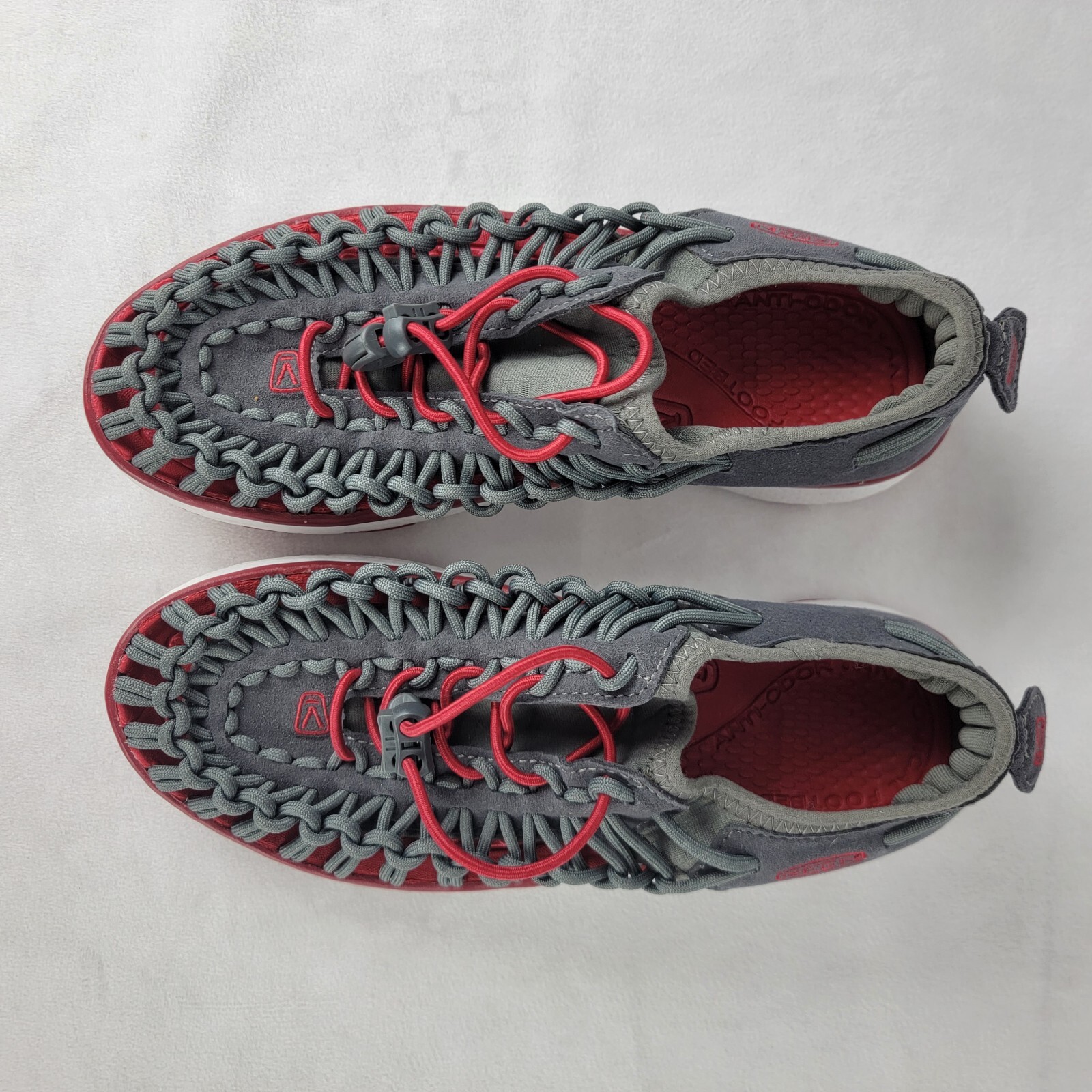 Sandali sportivi Keen Uneek O2 1015485 grigio rosso taglia 4 paracord scarpe da acqua escursionismo