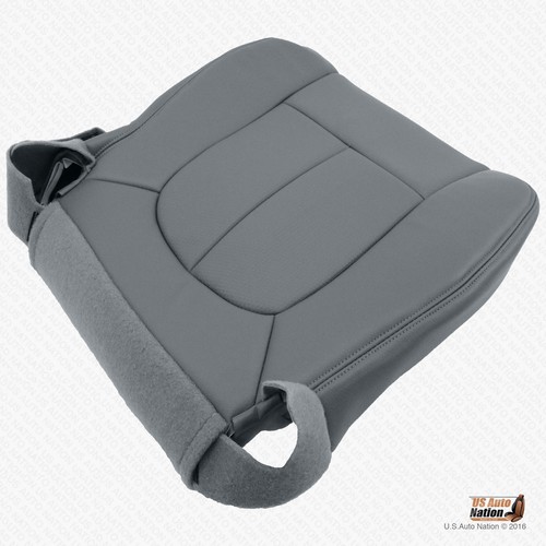 2011 2012 Ford F250 F350 Work Truck PASSENGER Bottom Cover SYNTHETIC LEATHERGRAY - Picture 3 of 9
