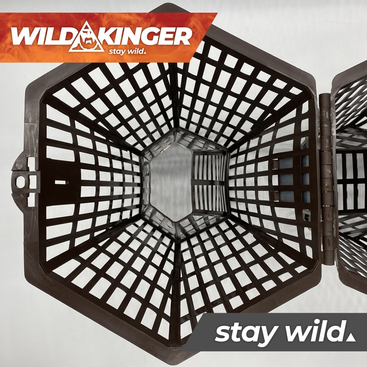 Nassa Per Granchi WILD KINGER Pirata – Trappola Per Granchi E Pesci, 61x31.5x25 Cm, Nuova