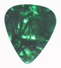 VINTAGE FENDER MEDIUM GREEN CELLULOID GUITAR PICK — photo 2
