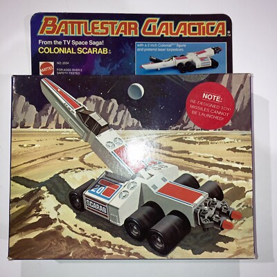 Vintage 1978 Mattel Battlestar Galactica Colonial Scarab New Unused Non Firing