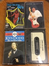 Four 60s Era Cassettes Cliff Richard, Hank Marvin, Ken Dodd, Super hits of the 6