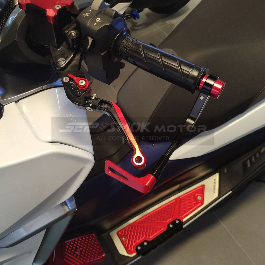 Universal Fit For motor BarEnd BrakeClutch Lever Guard Protector Adjustable Gold