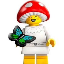 LEGO Minifigures Series 25 Mushroom Sprite 71045 Supplied Grip Seal Bag No Box
