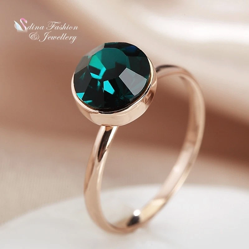 Single shop emerald ring