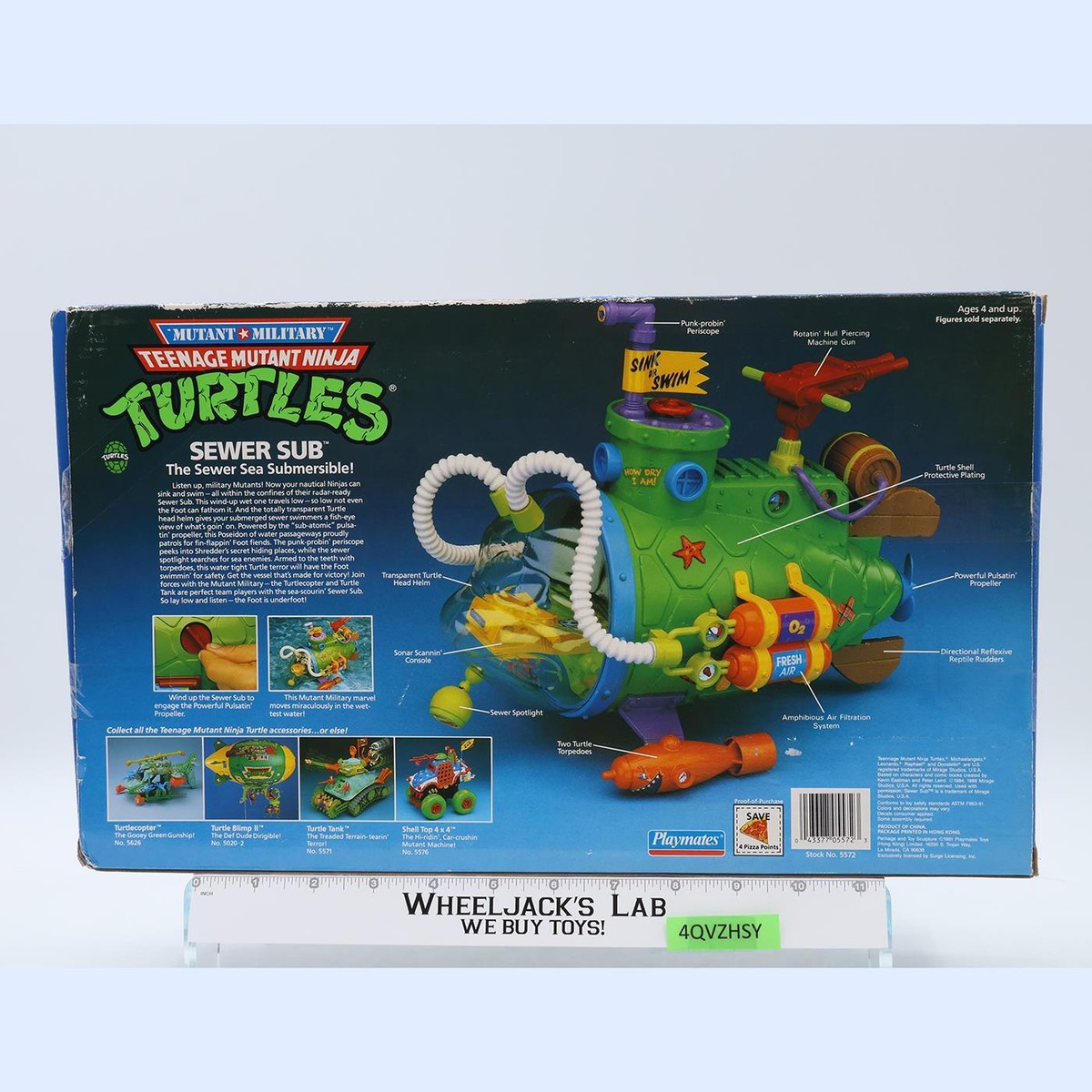 ドナテロ  SEWER ARMYセット タートルズ Sewer Sub Teenage Mutant Ninja Turtles TMNT 1991 Playmates