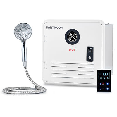 #ad RV Tankless Water Heater Propane Gas 65000BTU Showerhead Controller f RV Camping $232.99