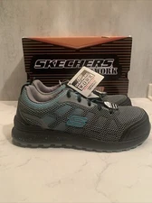 SKECHERS Bulklin-Lyndale Composite Toe Work Shoe, 77273 Women Size 8.5