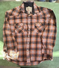 Vintage Jesse James Work Wear West Coast Choppers Long Sleeve