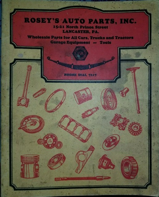 1931 Roseys Auto Parts Catalog National Standard Parts Manual eBay