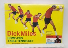 JC PENNEY NOS 1960's Dick Miles Home Pro Table Tennis Set Ping Pong