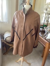 Super Quality Real Leather Coat By Alji Piel 18tan/dark Brown Buyit Now Item