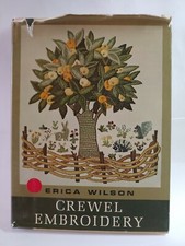 Crewel Embroidery Erica Wilson 1962 Needlepoint Craft Thread Fiber Arts Book
