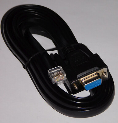 RS232 RJ45 8 pol. D-Sub DB9F 9 pol. Kabel Terminal Cable Seriell Westernstecker