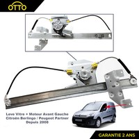 Motor + Fensterhebermechanismus Vorne Links Fahrer Berlingo Partner 9221ER