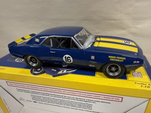 1/18 1967 Sunoco #16 Chevy Z28 Camaro George Follmer Penske Racing DieCast GMP - Picture 7 of 22
