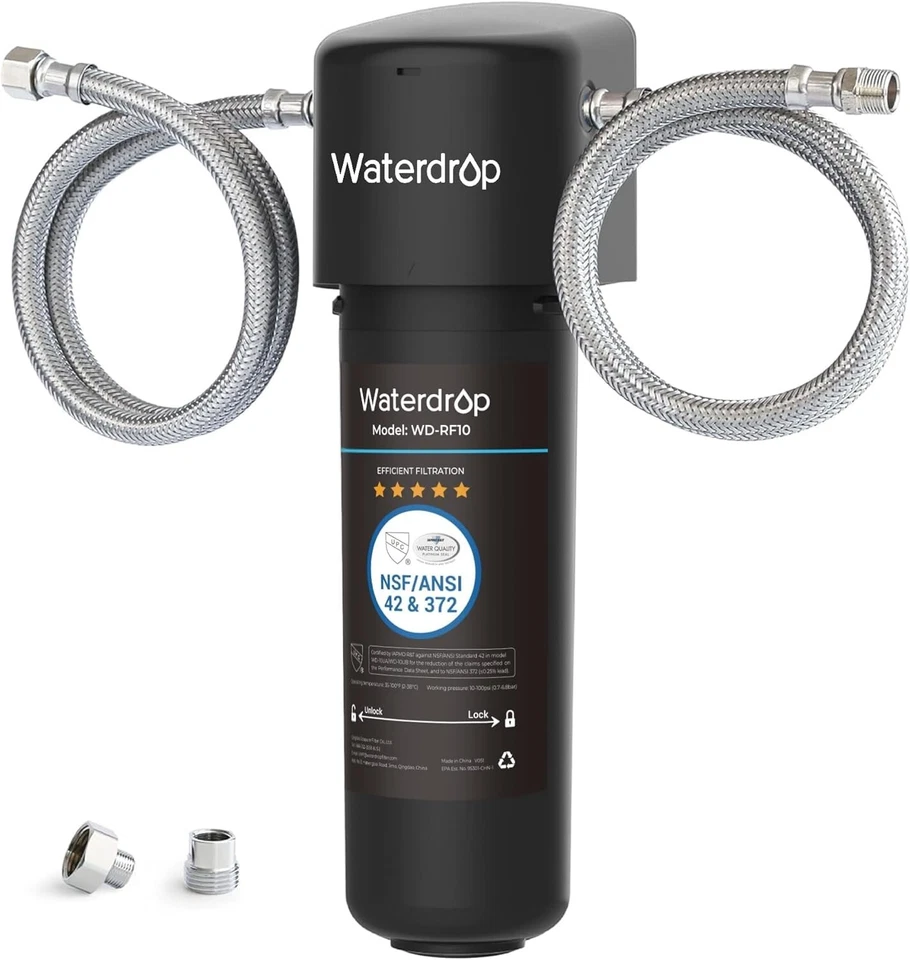 Waterdrop 10UA Under Sink Water Filter System With Extra RF10 Replacement Filter - Image 2 of 4