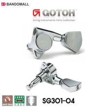 Gotoh SG301-04 machine heads L3 R3 Chrome