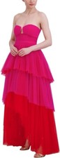 Beautiful New BCBGMAXAZRIA Women's Tulle Long Evening Dress Size US 4 S 598