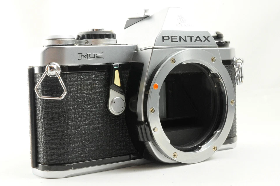 [Excelente] Cuerpo de cámara fotográfica Pentax MV 35mm SLR MF plateado con tapa LEER Foto 4 de 4