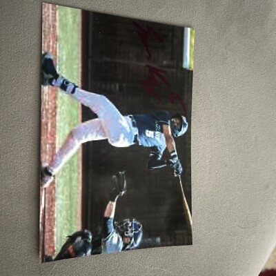 Seaver King Signed Picture. Autograph Of 10th Overall MLB Draft 
