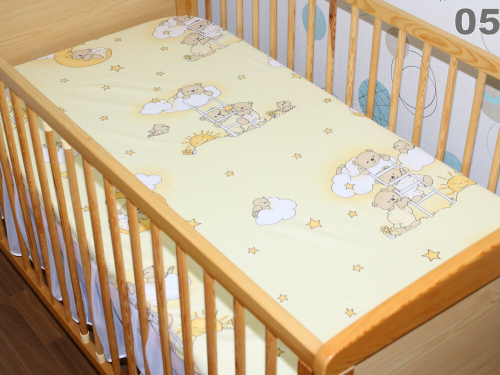 TANOFAR Spannbettlaken Für Kinderbett – 71,1 X 132,2 Cm, Weiches Mikrofaser-Polyester | Blatttier-Muster