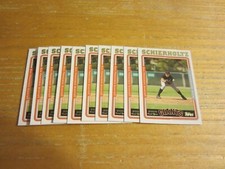 Nate Schierholtz Lot of 10 2005 Topps #301 Trading Cards MLB Baseball Giants