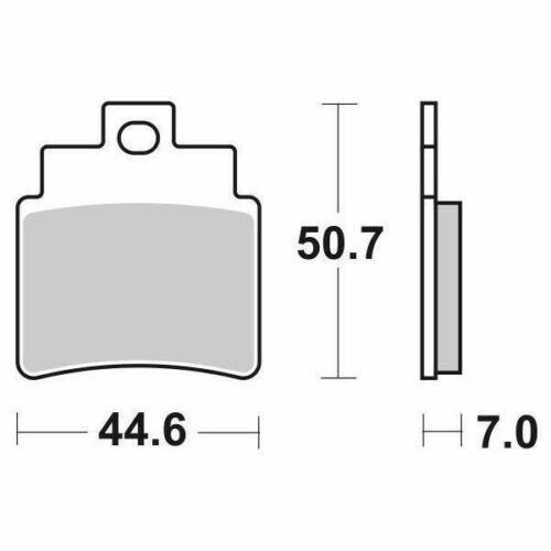 EBC Carbonio Anteriore Pastiglie Freno (1 Set) Per Husqvarna FX350