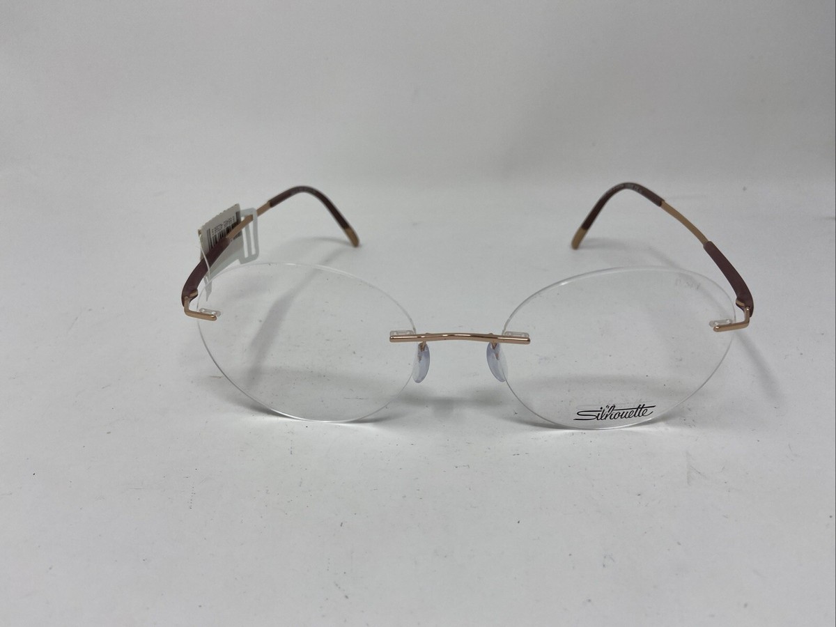 SILHOUETTE EYEWEAR 5540 10 54/19/135 GOLD RIMLESS EYEGLASSES OG13