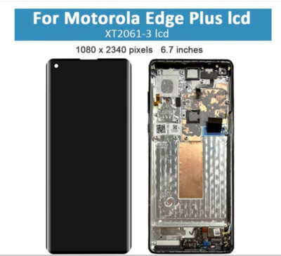 OEM For Motorola Edge+ (2020) XT2061-3 LCD Display Touch Screen Digitizer Frame