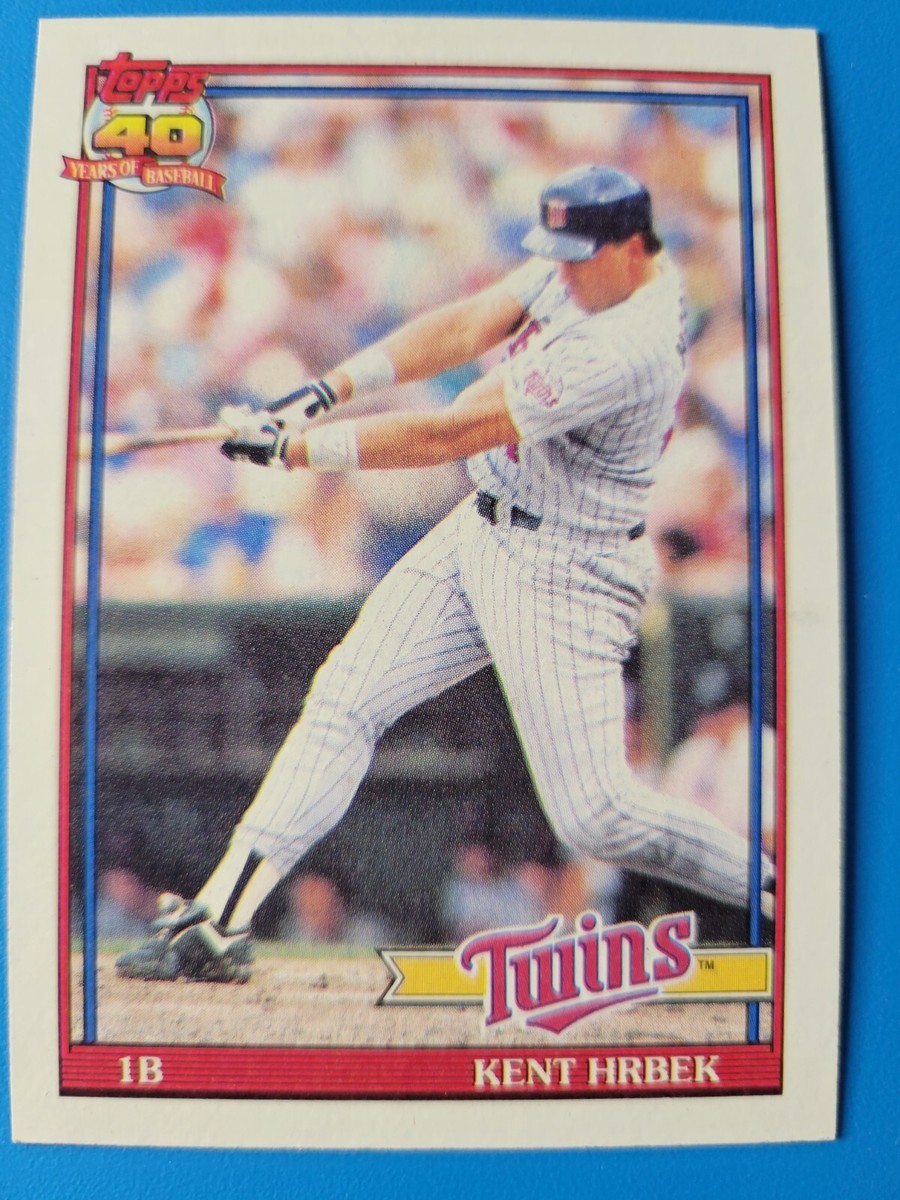 1991 Topps Minnesota Twins Baseball Card #710 Kent Hrbek | eBay