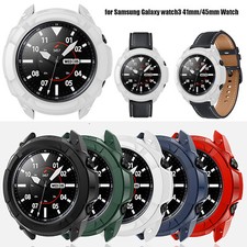 Stylish Protective Case Cover Armor For Samsung Galaxy watch3 41mm/45mm Watch