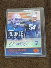 2021 ILLUSIONS ROOKIE SIGNS AUTO CAMERON MCGRONE PATRIOTS