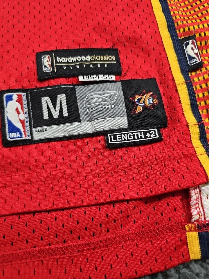 Camiseta deportiva clásica Allen Iverson 1954-55 campeón de los Nacionales de Syracuse madera para niños M Foto 3 de 4