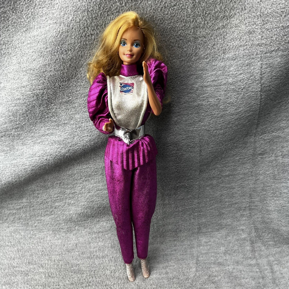 Vintage Astronaut Barbie Doll 1985 Metallic Pink Silver Vintage Astronaut Barbie Doll 1985 Metallic Pink Silver