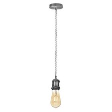 Image of Vintage Industrial Pendant Lamp Holder E27 Ceiling Fitting Retro Pendant Light