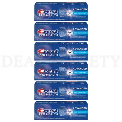 Crest Pro-Health Advanced Deep Clean Mint Toothpaste 3.5oz Lot of 6