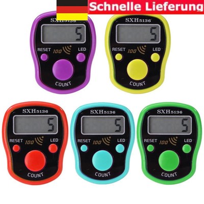 Mini Hand Finger Counter LCD Electronic Digital Tally Counter Stitch Marker Row