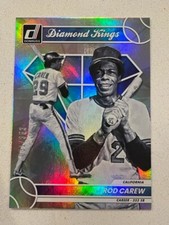 ROD CAREW 2023 Panini Donruss Baseball Diamond Kings CAREER STATS Holo # 31/353
